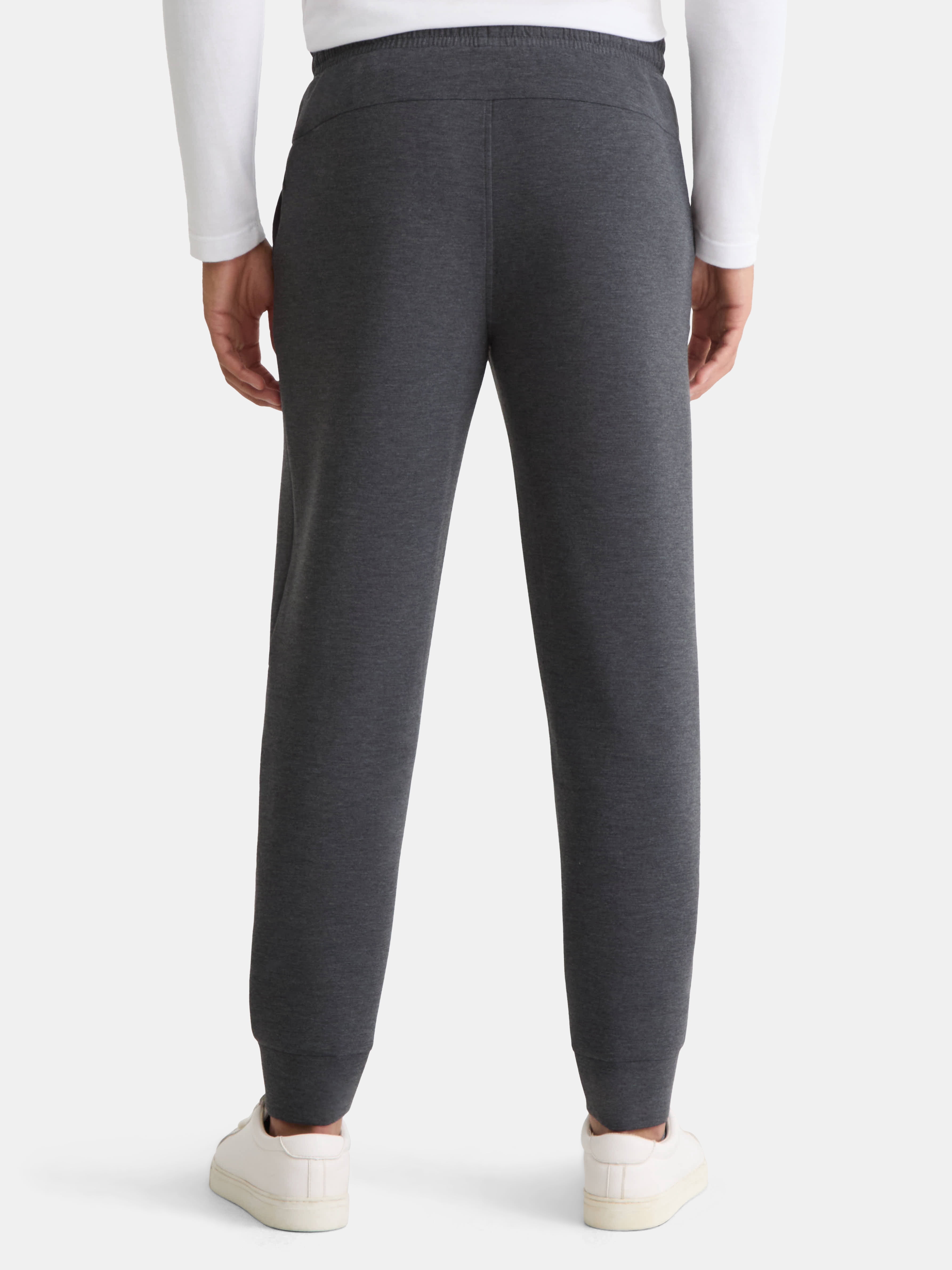 Athletic Works Men's and Big Men's Fusion Double Knit Joggers Pants, Sizes S-5XL