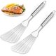 thumbnail image 1 of 2-Piece Spatula, Upgrade Metal Spatula, Big Size Spatula Stainless Steel, Premium Kitchen Spatula, 1 of 4
