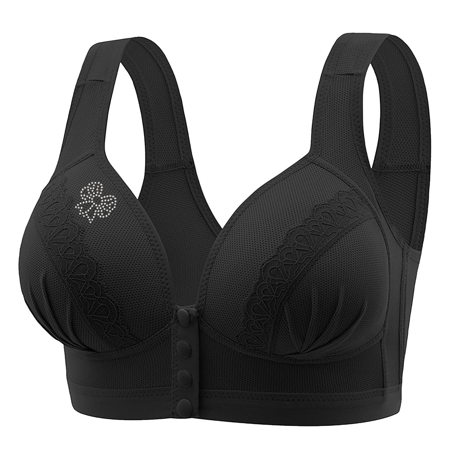 3 PC Push up Women's Plus Size Bras Wireless Ladies Bras Full Coverage Support Leisure Plain Color Bras - image 5