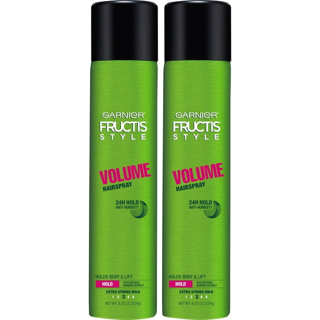 Garnier Soins Capillaires Fructis Style Volume Vaporisateur Anti-Humidité pour Cheveux, 8,25 Onces (Lot de 2)