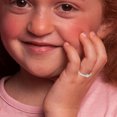 thumbnail image 4 of 925 Sterling Silver Simulated Diamond Birthstone CZ Ring For Little Girls Size 3, 4 of 5