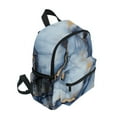 thumbnail image 2 of FORMRS School Backpack with Front Zippered Pocket 12" Student Travel Daypack, Abstract Marble Pattern, 2 of 6