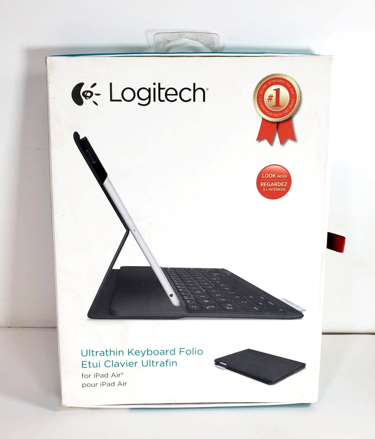 OEM Logitech Ultrathin Keyboard Folio Cover Case+Kickstand for Apple iPad Air