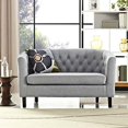 thumbnail image 2 of Modway EEI-2614 Prospect Tapissé Contemporain Moderne Causeuse en Gris Clair, 2 of 2