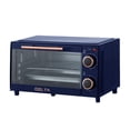 thumbnail image 2 of 2 Slice Toaster Oven, Small Countertop Oven, Compact Mini Oven Fits 9” Pizza, with Timer & Temperature Control with Baking Tray & Rack for Kitchen, Dorm, Apartment, 750W, 2 of 7