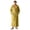 Yellow mens bathrobe, variant on LangJing Mens Fleece Hooded Bathrobe Shawl Collar Soft Plush Robes for Men Shower Spa House Bath Robe with Pockets Beige,L