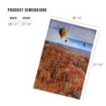 thumbnail image 2 of Lantern Press 1000 Piece Jigsaw Puzzle, Bryce Canyon National Park, Utah, Hot Air Balloons, 2 of 5