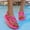 Hot Pink, variant on Women's Braid Rope Sandals Summer Casual Fashion Lace-up Braided Flat Sandals Open Toe Slingback Comfort Beach Sandals Shoes
