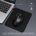 thumbnail image 2 of Wireless Mouse,Rechargeable Mouse Wireless 2.4G USB(Battery Level Visible) Ergonomic Computer Mouse,3 Levels DPI,Silent Wireless Mice for Laptop PC Co, 2 of 4