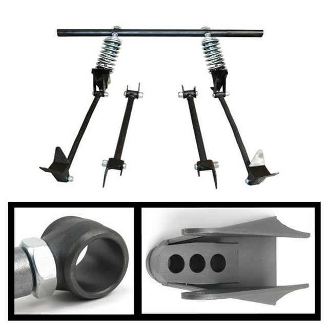 Triangulated Rear 4-Link Kit with Coilovers for 1928 Model A Phaeton - 2, 4-Door