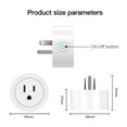thumbnail image 3 of Smart Wifi Power Dimmer Plug 2.4 Ghz Wifi Brightness Adjust Timer Socket, 3 of 9