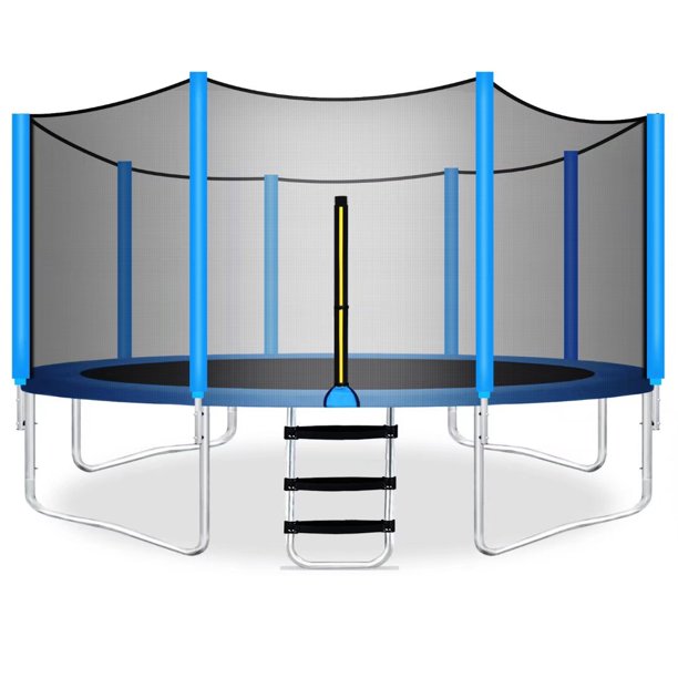 Trampolines for Kids with Safety Enclosure Net 15 14 12 10 FT Outdoor Backyard Recreational