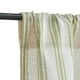 thumbnail image 5 of Cortina Jinchan de lino rayado para cocina, 30 cm, color verde, 2 paneles, 5 of 7