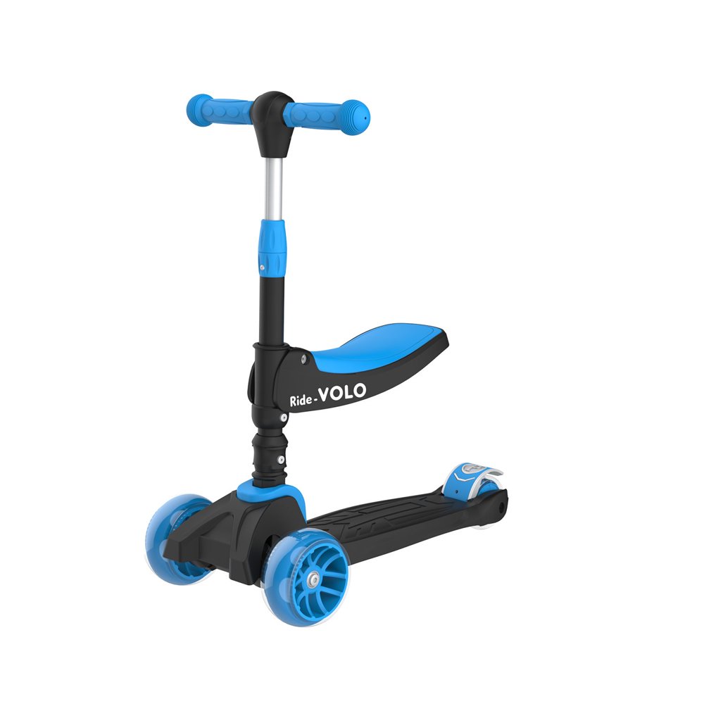GOTRAX RIDEVOLO K02 2in1 Kick Scooter for Kids Foldable