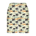 thumbnail image 4 of SELONE Mens Board Shorts Hawaiian Swim Trunks Drawstring Elastic Waist Bathing Suit with Pockets Summer Swimwear, 4 of 5