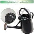 thumbnail image 7 of Watering Can for Outdoor&Indoor Plants，1 Gallon Metal Watering Can with with Removable Spout，Galvanized Steel Garden Flower Water Can Plant Watering Pot with 2 Handles，Black, 7 of 7