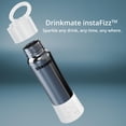 thumbnail image 3 of Drinkmate instaFizz Carbonating Water Bottle - Sparkles ANY Drink On the Go - 21oz Stainless Steel, BPA-Free, Wide Mouth, With Insulating Sleeve and Ten 8g CO2 Chargers (White), 3 of 6