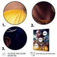 thumbnail image 3 of Designart Queen African Woman In Winter Canvas Wall Art, 3 of 5