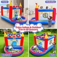 thumbnail image 2 of Casa hinchable WELLFUNTIME para niños de 3 a 8 años con ventilador, 2 of 9