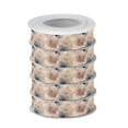 thumbnail image 2 of 5 Rolls Christmas Ribbon 1.5 inch Wide Decorative Ribbon for Gift Wrapping and Holiday Decorations Hazy Ethereal Flowers, 2 of 7