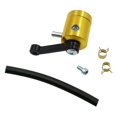 thumbnail image 3 of Motorbike Brake Fluid Reservoir Clutch Tank Oil Fluid Cup Set Gold Tone, 3 of 6