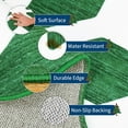 thumbnail image 4 of Hasoo Christmas Snowflake Shaped Indoor Home Decor Carpet 5'x 5' Green Area Rug for Living Room, 4 of 5