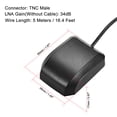 thumbnail image 2 of GPS Active Antenna TNC Male Plug 34dB Aerial Connector Cable with Magnetic Mount 5 Meter Wire L, 2 of 3