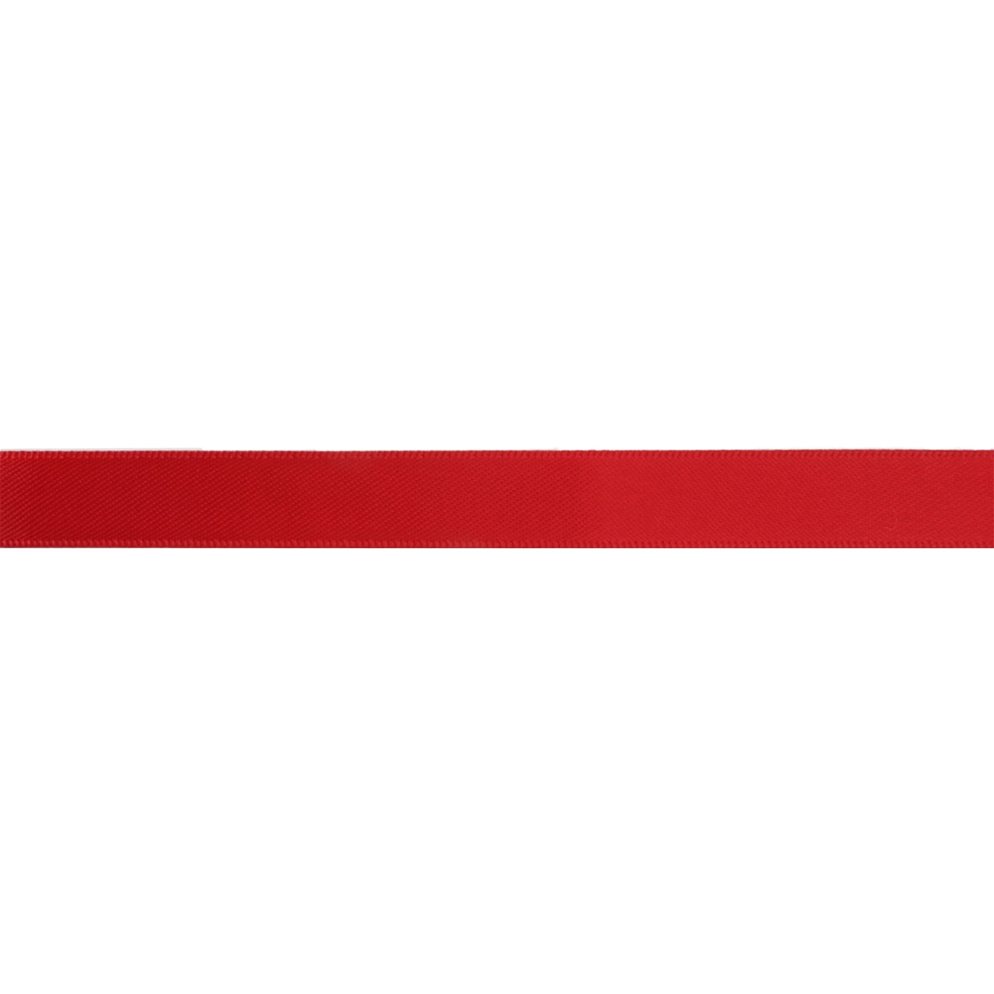 LaRibbons 3/8" Red Single Face Satin Ribbon, 100 Yard