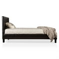 thumbnail image 3 of Furniture of America Nicole Faux Leather Full Platform Bed in Black, 3 of 9