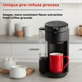 thumbnail image 5 of Instant Solo Café 2-in-1 Single Serve Coffee Maker for K-Cup Pods and Ground Coffee, Black, 5 of 14