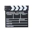 thumbnail image 1 of Seitruly Director Film Clapboard Escena de acción Clapper Board Película de madera Clap Slate Theatre Party Decoration Movie Clapper Board Accesorios para fotos negro L, 1 of 6