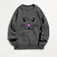 thumbnail image 2 of Baberdicy Sweatshirt for Women Easter Womens Casual Long Sleeve Crew Neck Rabbit Printed Pullover Hoodless Sweatshirts Fit Blouse Pullover Sweaters for Women, 2 of 4