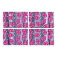 thumbnail image 2 of MKHERT Funny Dragon Fruits on Blue Stripes Placemats Table Mats for Dining Room Kitchen Table Decoration 12x18 inch,Set of 4, 2 of 4