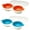 Blue+red, variant on Microwave Egg Poachers Double Cup Egg Boiler Draining Egg Boiler Non-Stick Feature Microwave Ovens Cooking Tools Steamer Kitchen Gadget