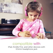 MEE audio KidJamz 3 Kids Safe Listening Headphones with Volume Limiter & Built-in Mic (3 Pack)