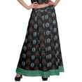 thumbnail image 5 of Moomaya Two Piece Maxi Skirt And Crop Top Printed Cotton Ethnic Set For Girls, 5 of 6