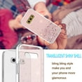 thumbnail image 4 of Compatible with Samsung S10e Case Glitter Clear Green,Phone Samsung Galaxy S10e Case Silicone Transparent Soft TPU Women Girls Shockproof Protective Slim Cover (Pink), 4 of 13