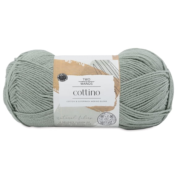 Lion Brand Cottino Yarn - Eucalyptus, 3.5 oz