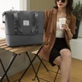 thumbnail image 7 of Leodye 1PCS Expandable Large Capacity Gym Duffle Bag - Unisex Sports & Weekend Travel Tote -16.14×8.26×11.02In, 7 of 7