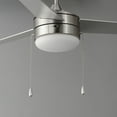 thumbnail image 4 of 89906FTSNBK Maxim Lighting Trio - 3 Blade Hugger Ceiling Fan-19 Inches Tall and 52 Inches Wide-Satin Nickel/Black Finish, 4 of 5