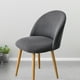thumbnail image 4 of Billuyoard Funda para silla de comedor elástica y elástica, 2 piezas, para salas de estar seguras y elegantes, fundas para sillón Decoración del hogar Gris plateado, 4 of 6