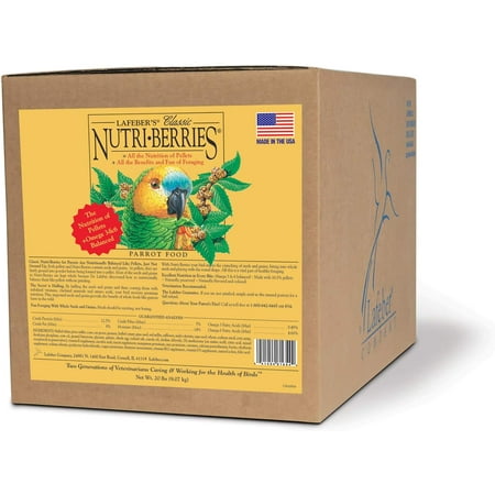 Lafeber Classic Nutri-Berries Parrot Food - 20 lb Box