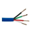 thumbnail image 2 of Infinity Cable Audio Cable, 16 AWG 4 Conductor, 100% Pure Copper, PVC jacket, 500ft bulk cable, Blue, 2 of 4