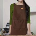 thumbnail image 4 of GUOOL Kitchen apron Waterproof Bib Chef apron for Restaurants Homes Gardening Coffee, 4 of 9