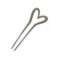 thumbnail image 2 of QIQUWOHUL Gold Metal U Shaped Hair Pins Large French Hair Pin Heart Hair Sticks Hairpin Vintage Hair Sticks Hairstyle Chignon For Women Girls, 2 of 7