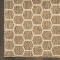 thumbnail image 5 of Nourison Reversible Indoor Outdoor Geometric Natural 6' x 9'Area Rug (6x9), 5 of 10