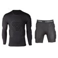 thumbnail image 3 of Uniformes de armadura de portero profesional, camisetas de portero de fútbol, uniformes deportivos de portero con codo de esponja EVA gruesa, 3 of 5