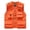 Orange, variant on Big and Tall Men's Fishing Summer Vest Zip up Travel Sleeveless Cargo Jacket Outdoor Photo Hiking Hunting Work Vest with Pockets