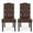 Dark Brown, variant on Noble House Motson Contemporary Upholstered Dining Chairs, Set of 2,Cognac Brown