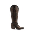 thumbnail image 2 of DREAM PAIRS Women’s Knee High Western Cowboy Boots Retro Embroidered Square Toe Cowgirl Boots, 2 of 8
